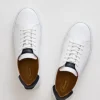 Baskets En Cuir Contrastes