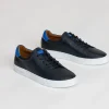 Baskets En Cuir Contrastes