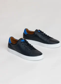 Baskets En Cuir Contrastes