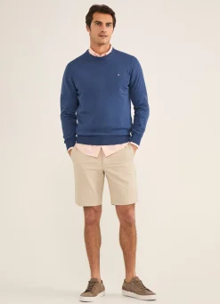 Bermuda En Coton Taille Elastique