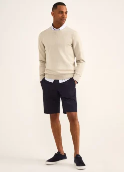 Bermuda En Lin Et En Coton