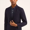 Blazer En Lin Et En Coton