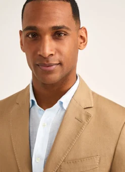 Blazer En Lin Et En Coton