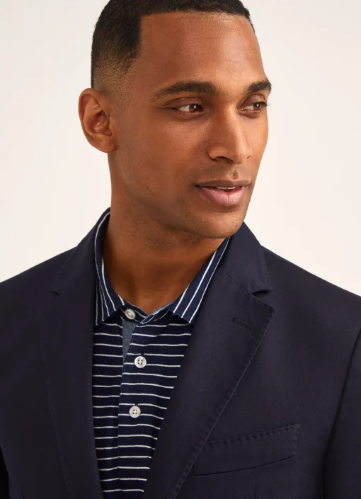 Blazer En Lin Et En Coton