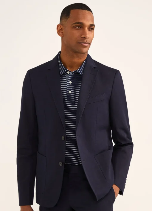 Blazer En Lin Et En Coton