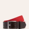 Ceinture En Cuir Tresse