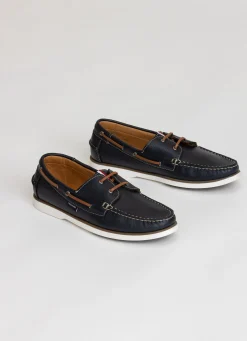 Chaussures Bateau En Cuir