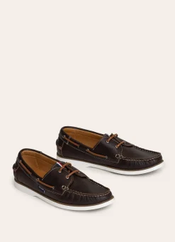 Chaussures Bateau En Cuir