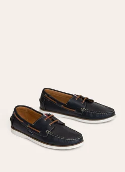 Chaussures Bateau En Cuir