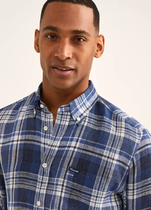Chemise A Carreaux En Lin