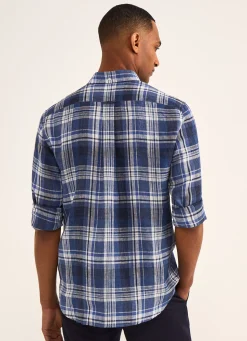 Chemise A Carreaux En Lin