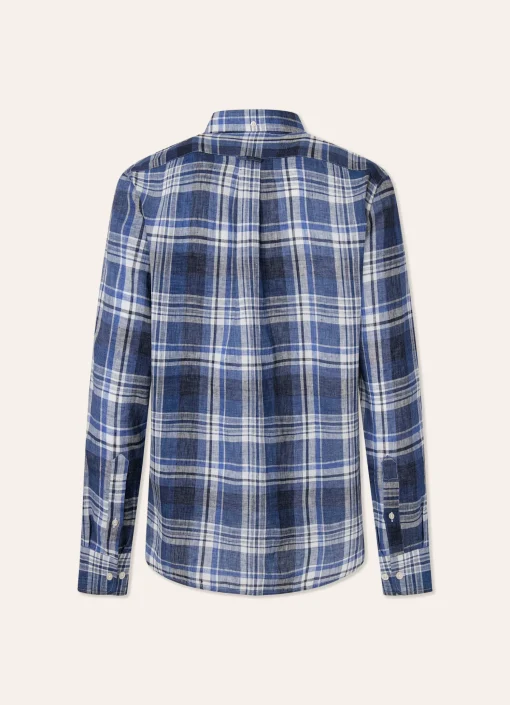 Chemise A Carreaux En Lin
