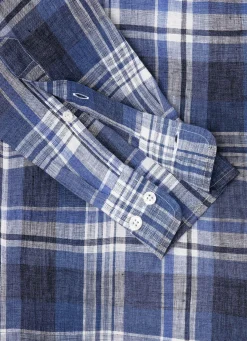 Chemise A Carreaux En Lin