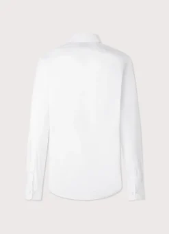 Chemise A Col Italien En Popeline