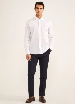 Chemise A Details Contrastes En Popeline