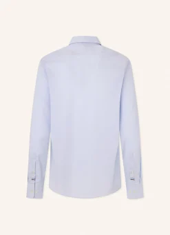 Chemise A Micromotif Raye