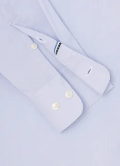 Chemise A Micromotif Raye