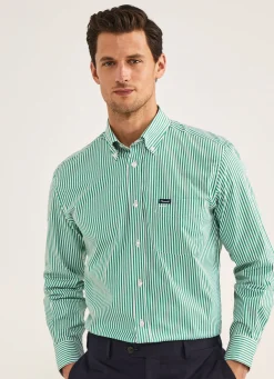 Chemise A Rayures Bengale En Popeline