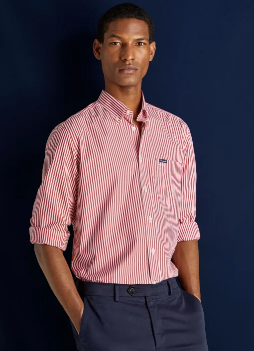 Chemise A Rayures Bengale En Popeline