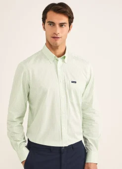 Chemise A Rayures Bengale En Popeline
