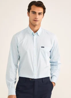 Chemise A Rayures Bengale En Popeline