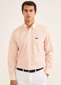 Chemise A Rayures Bengale En Popeline