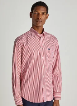 Chemise A Rayures Bengale En Popeline
