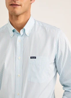 Chemise A Rayures Bengale En Popeline