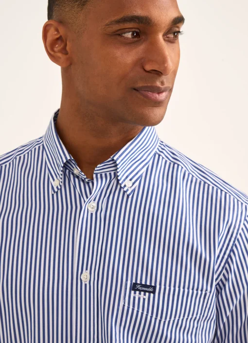 Chemise A Rayures Bengale En Popeline