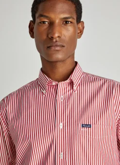 Chemise A Rayures Bengale En Popeline