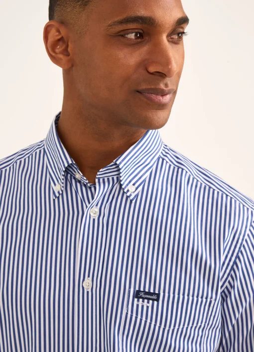 Chemise A Rayures Bengale En Popeline