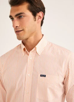Chemise A Rayures Bengale En Popeline