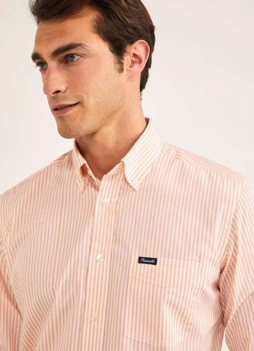 Chemise A Rayures Bengale En Popeline