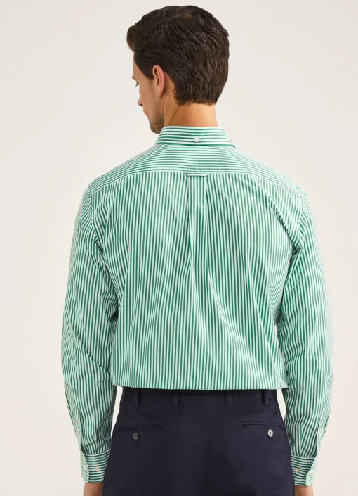 Chemise A Rayures Bengale En Popeline
