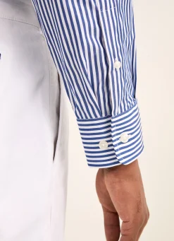 Chemise A Rayures Bengale En Popeline