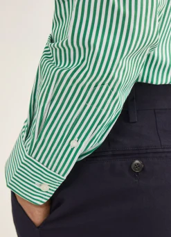 Chemise A Rayures Bengale En Popeline
