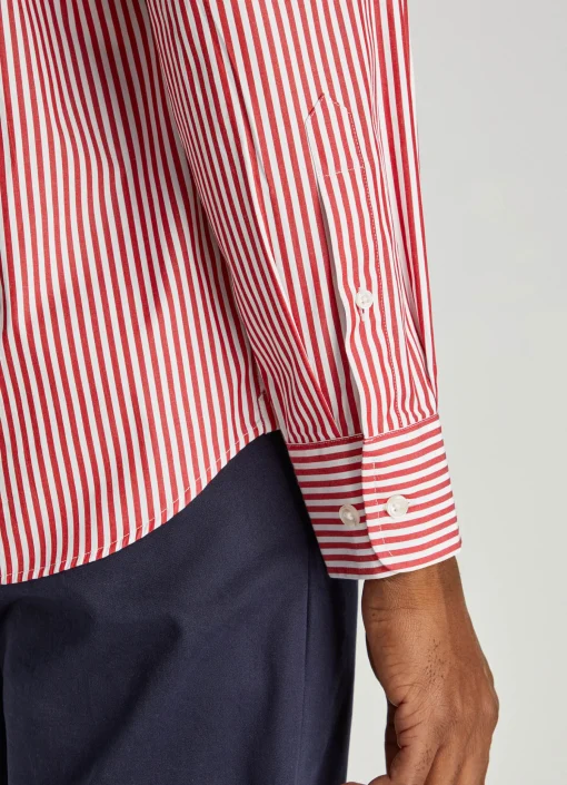 Chemise A Rayures Bengale En Popeline
