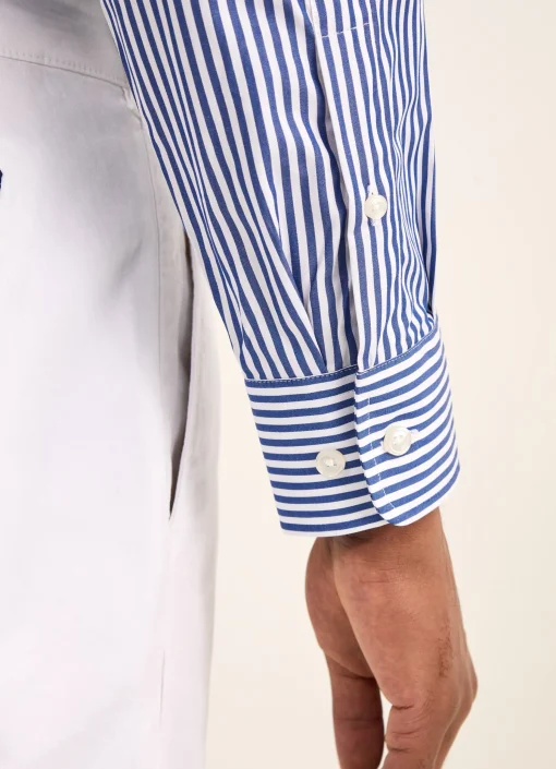 Chemise A Rayures Bengale En Popeline