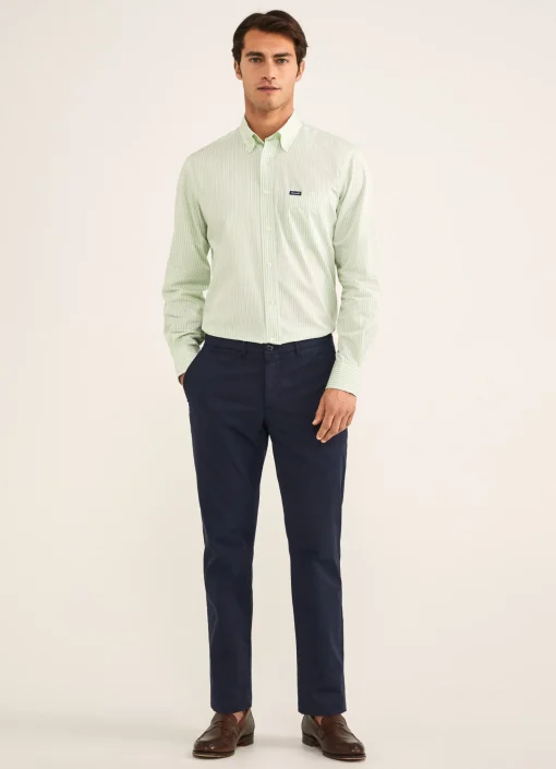 Chemise A Rayures Bengale En Popeline