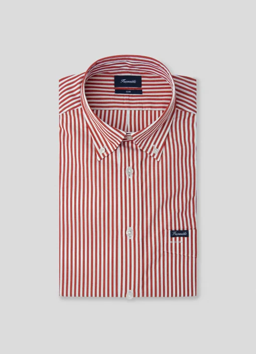 Chemise A Rayures Bengale En Popeline