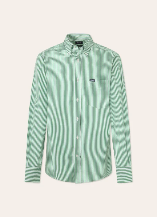 Chemise A Rayures Bengale En Popeline