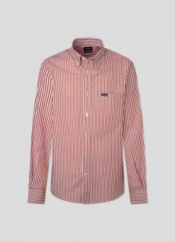 Chemise A Rayures Bengale En Popeline