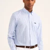 Chemise A Rayures En Coton Et Lin
