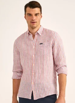 Chemise A Rayures En Lin