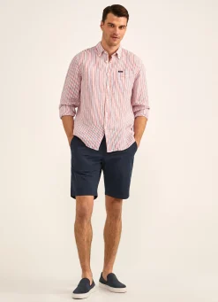 Chemise A Rayures En Lin