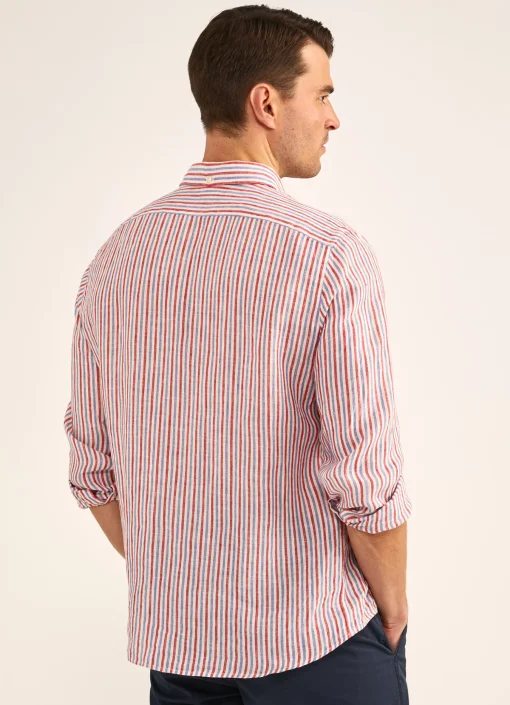 Chemise A Rayures En Lin