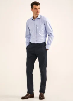 Chemise A Rayures En Lyocell