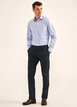 Chemise A Rayures En Lyocell