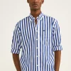 Chemise A Rayures En Popeline