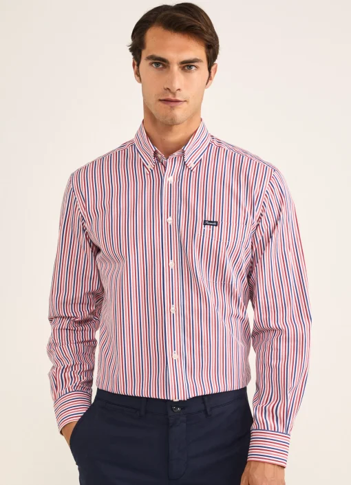 Chemise A Rayures En Popeline
